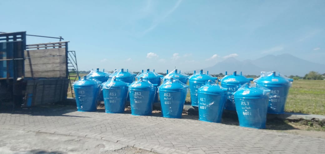 Pengiriman 13 Unit Bio Septictank 600 L ke Merauke Papua 
